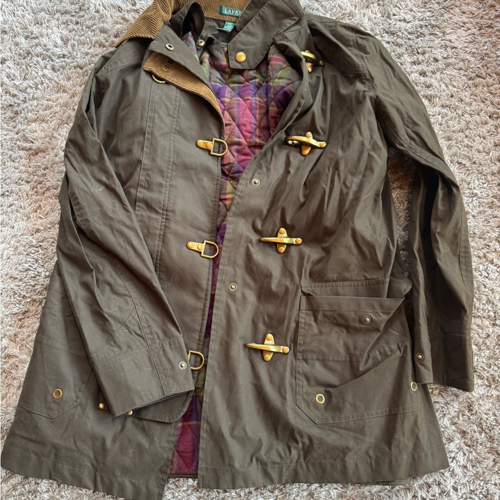 Ralph Lauren waxed cotton coat